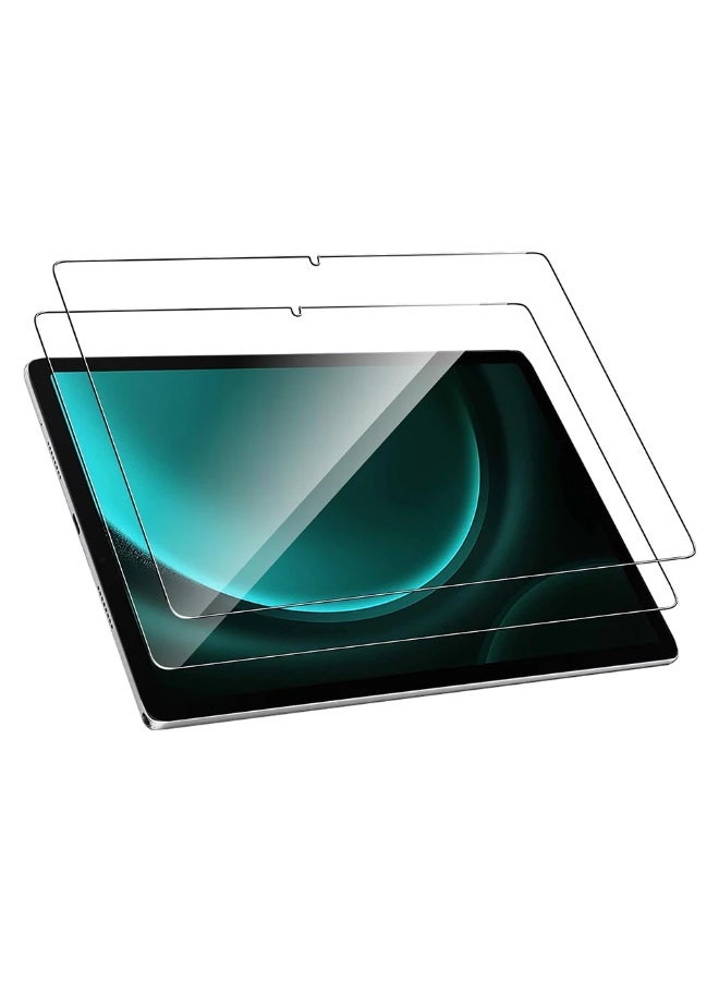 2 Pack Screen Protector For Samsung  Galaxy Tab S9 FE Plus , HD Tempered Glass Screen Protector Compatible withSamsung Galaxy Tab S9 FE Plus - Clear